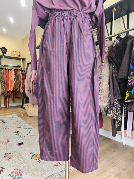Pantalon magique rayé Johanna Paris