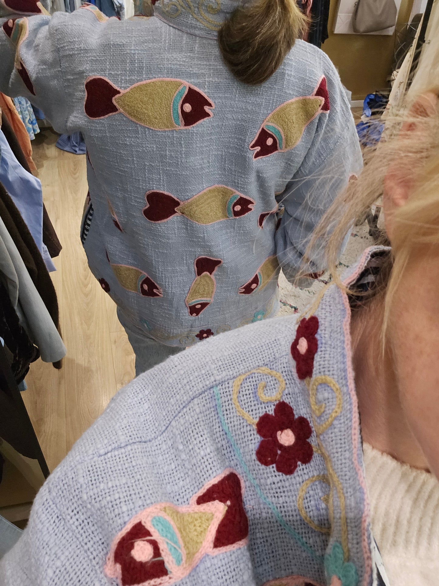 Veste brodée Johanna Paris