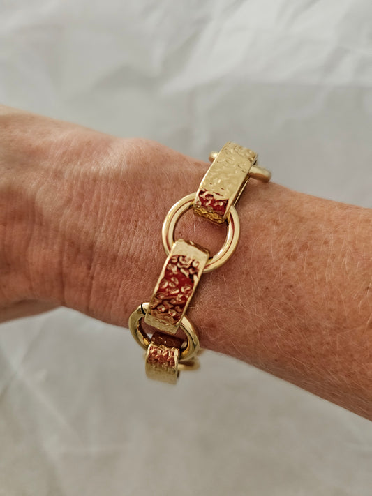 Bracelet maillons or