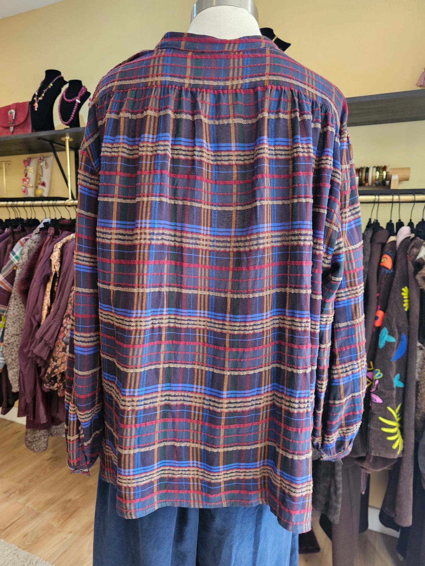 Chemise à carreaux