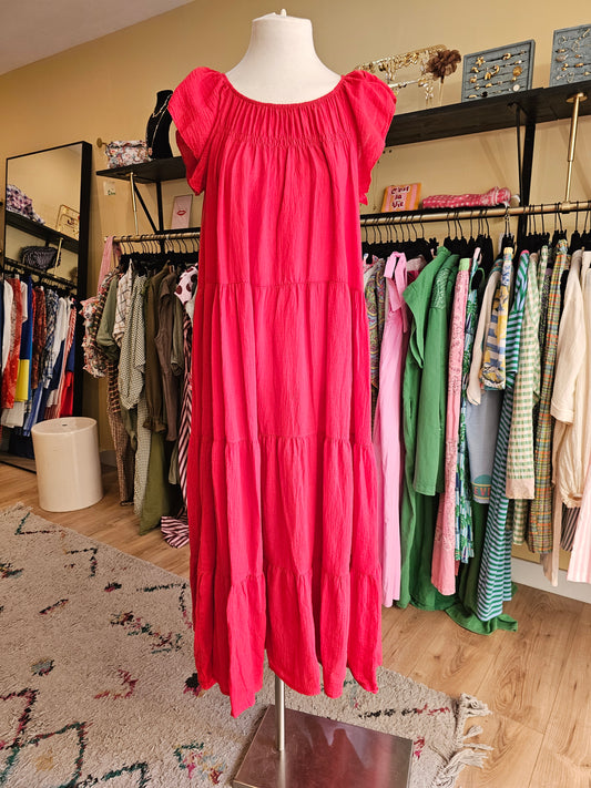 Robe rouge johanna paris
