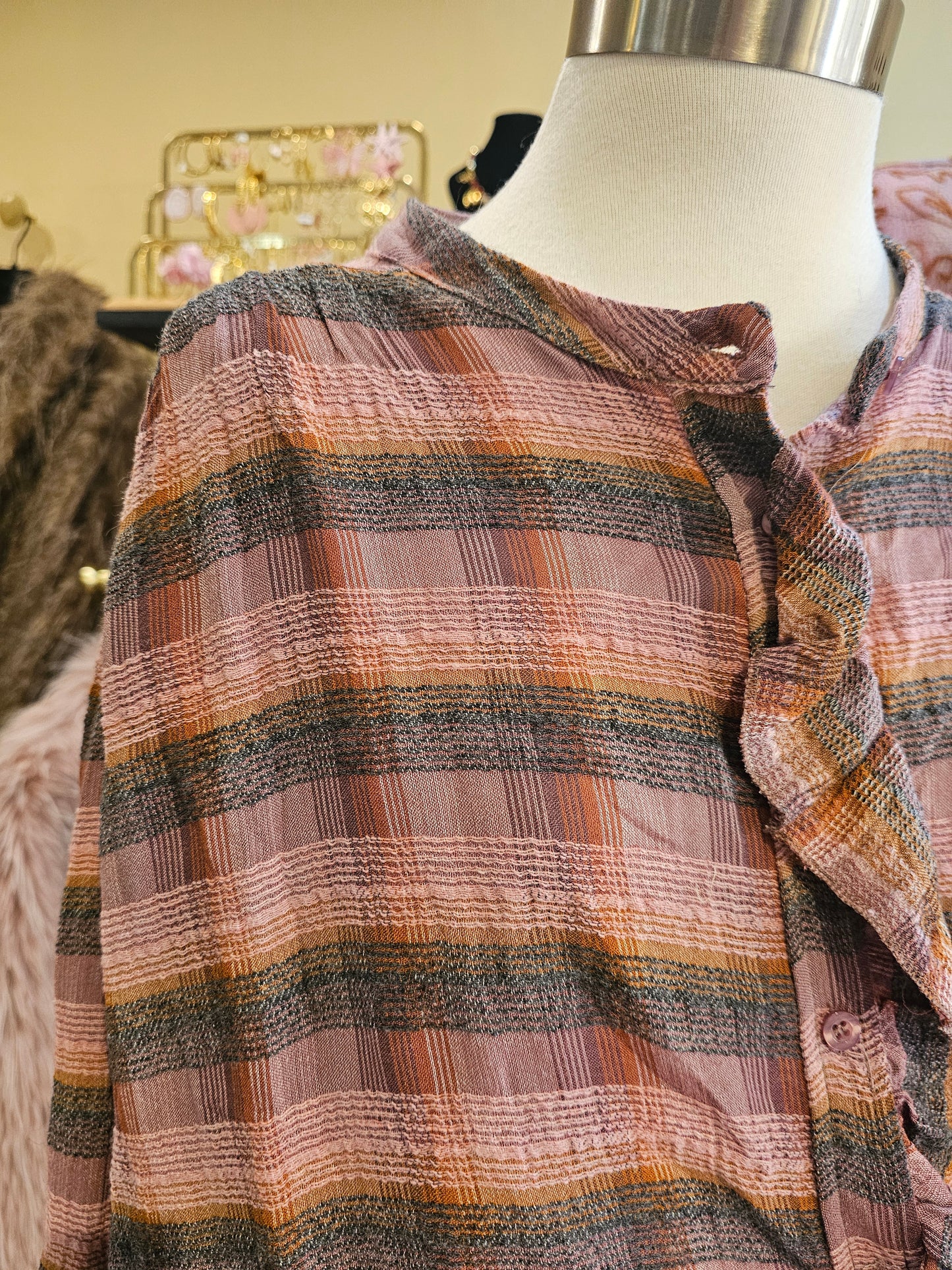 Chemise à carreaux