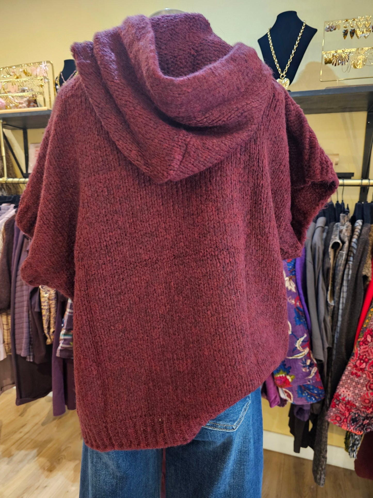 Pull sans manche à capuche Johanna Paris