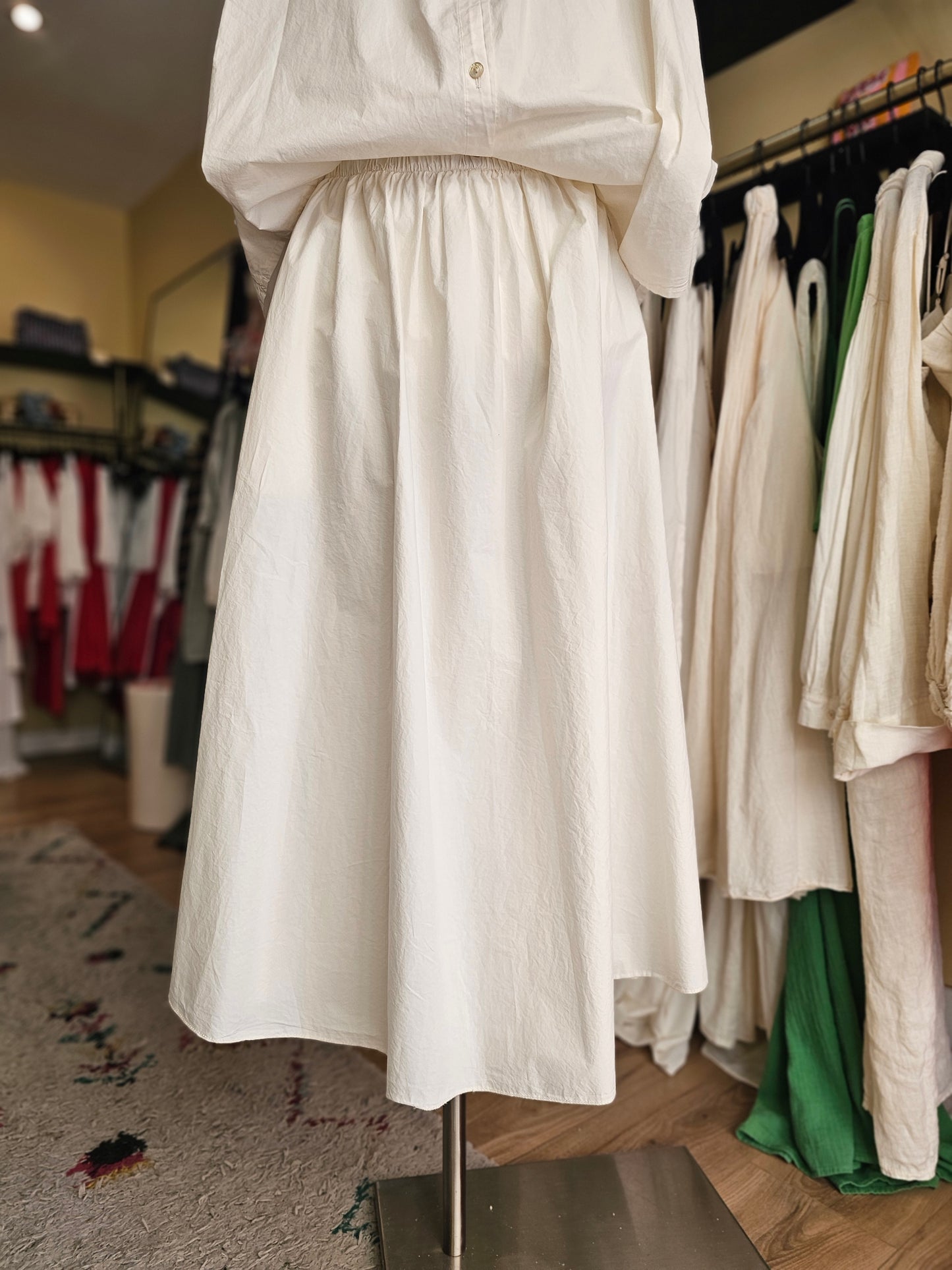 Top en coton ecru Johanna paris
