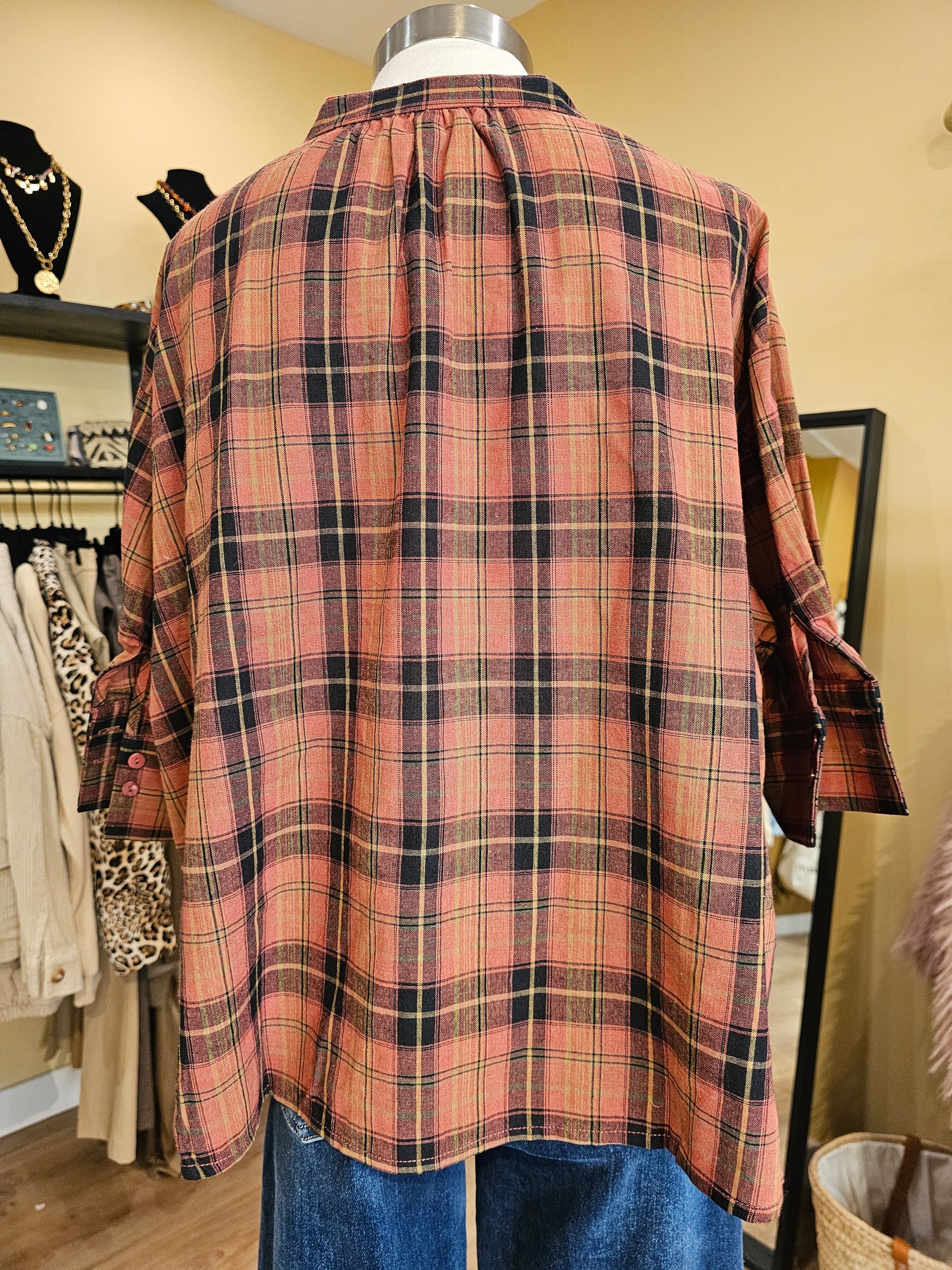Chemise à carreaux Adoré Paris
