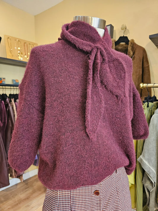 Pull prune col amovible johanna paris