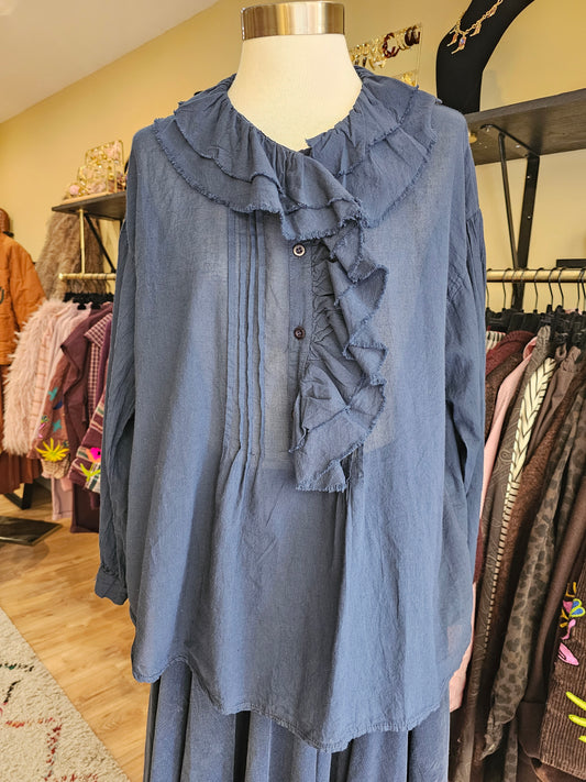 Blouse col à volants Johanna Paris