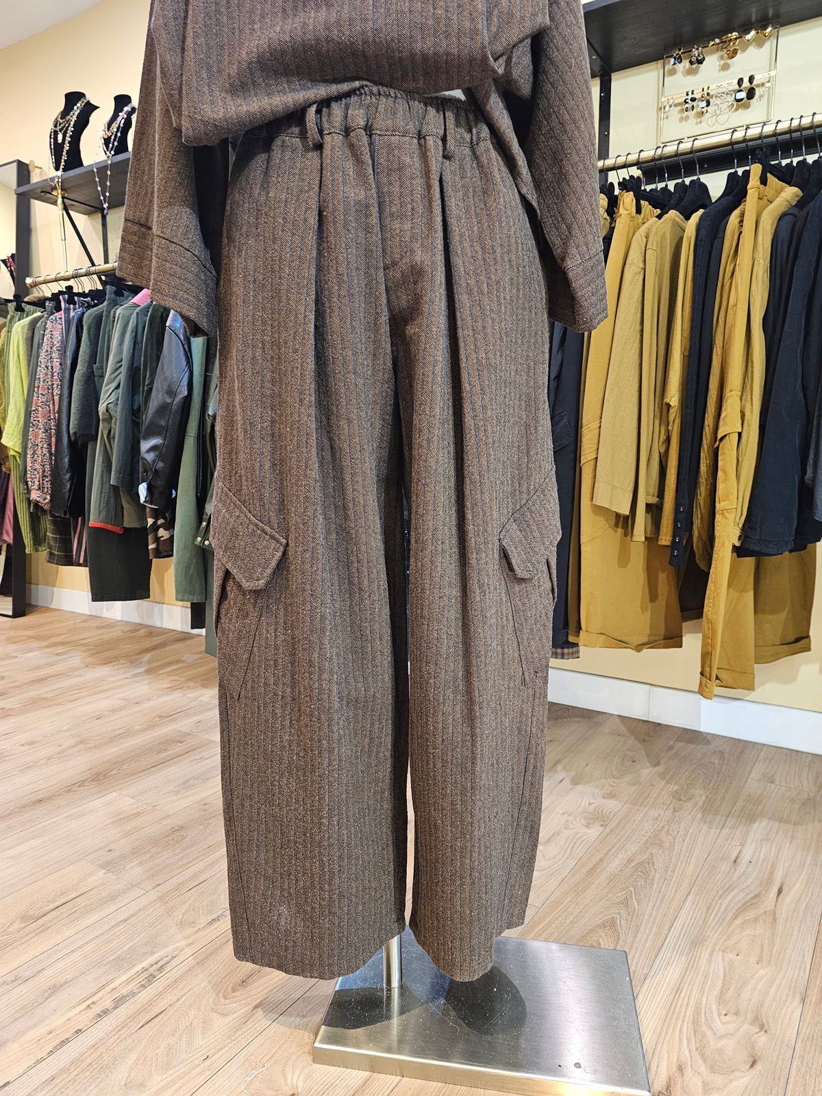 Pantalon rayé The Corner Paris