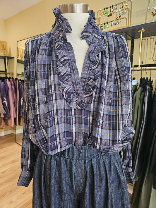 Blouse à carreaux Johanna Paris