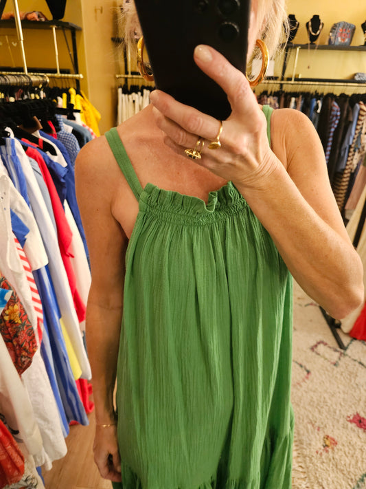 Robe verte Johanna Paris