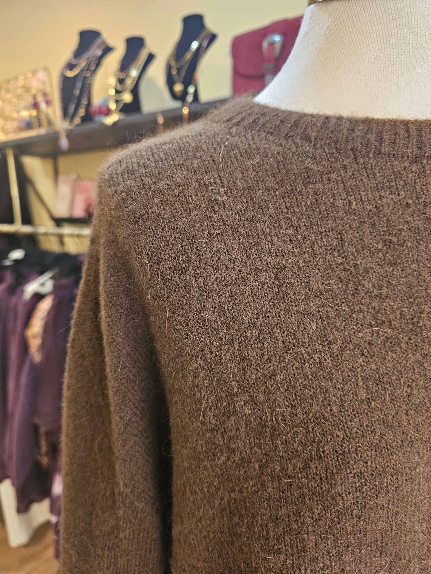 Pull chocolat Johanna Paris