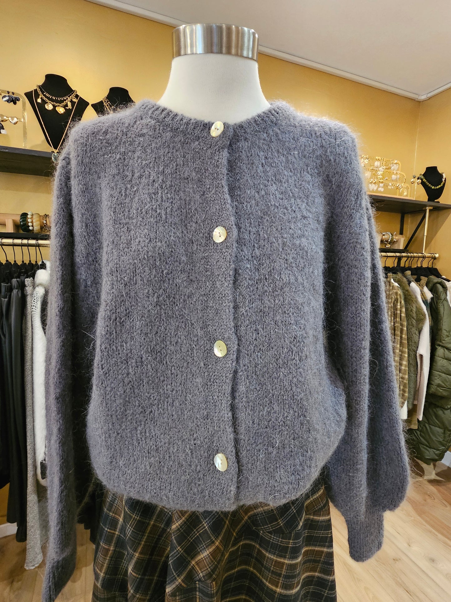 Gilet gris Johanna Paris