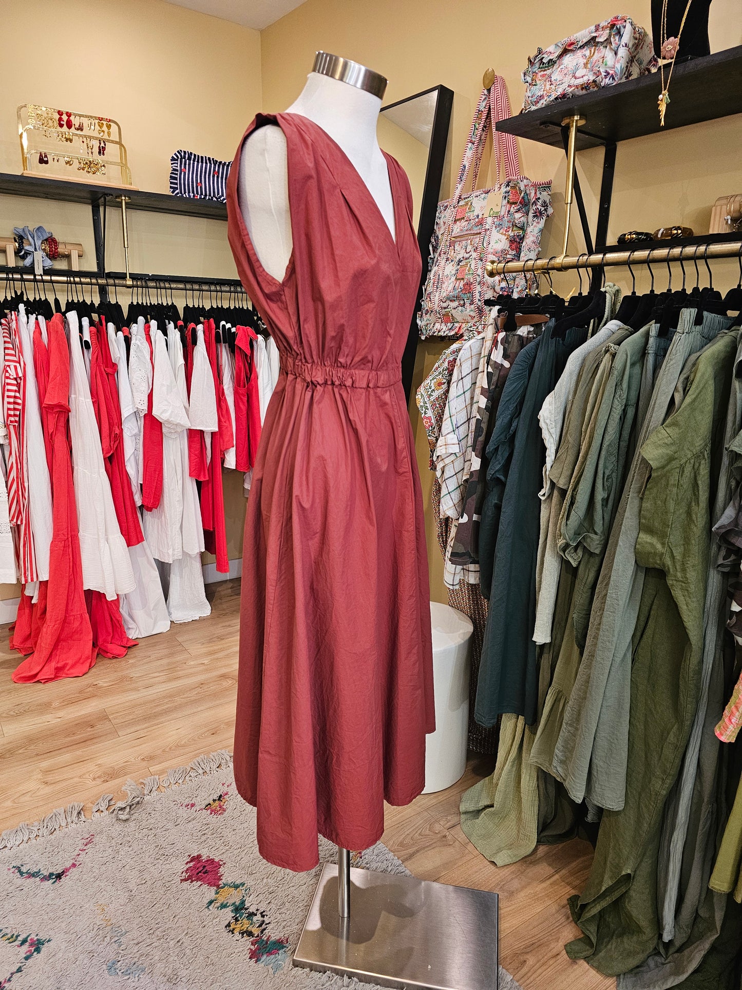 Robe magic terracotta Johanna paris