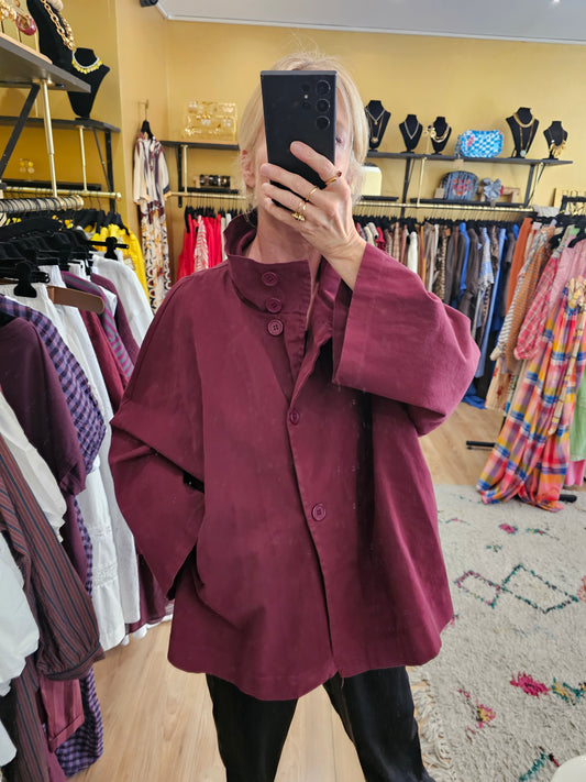Veste prune Johanna Paris