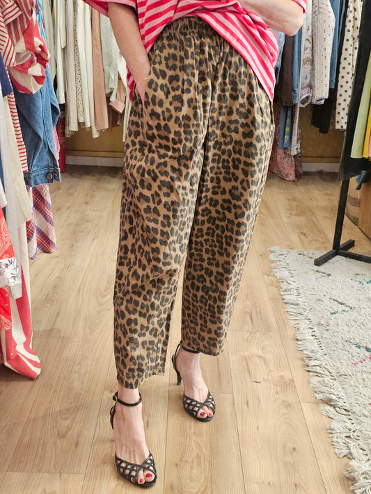 Pantalon magique leopard Johanna Paris