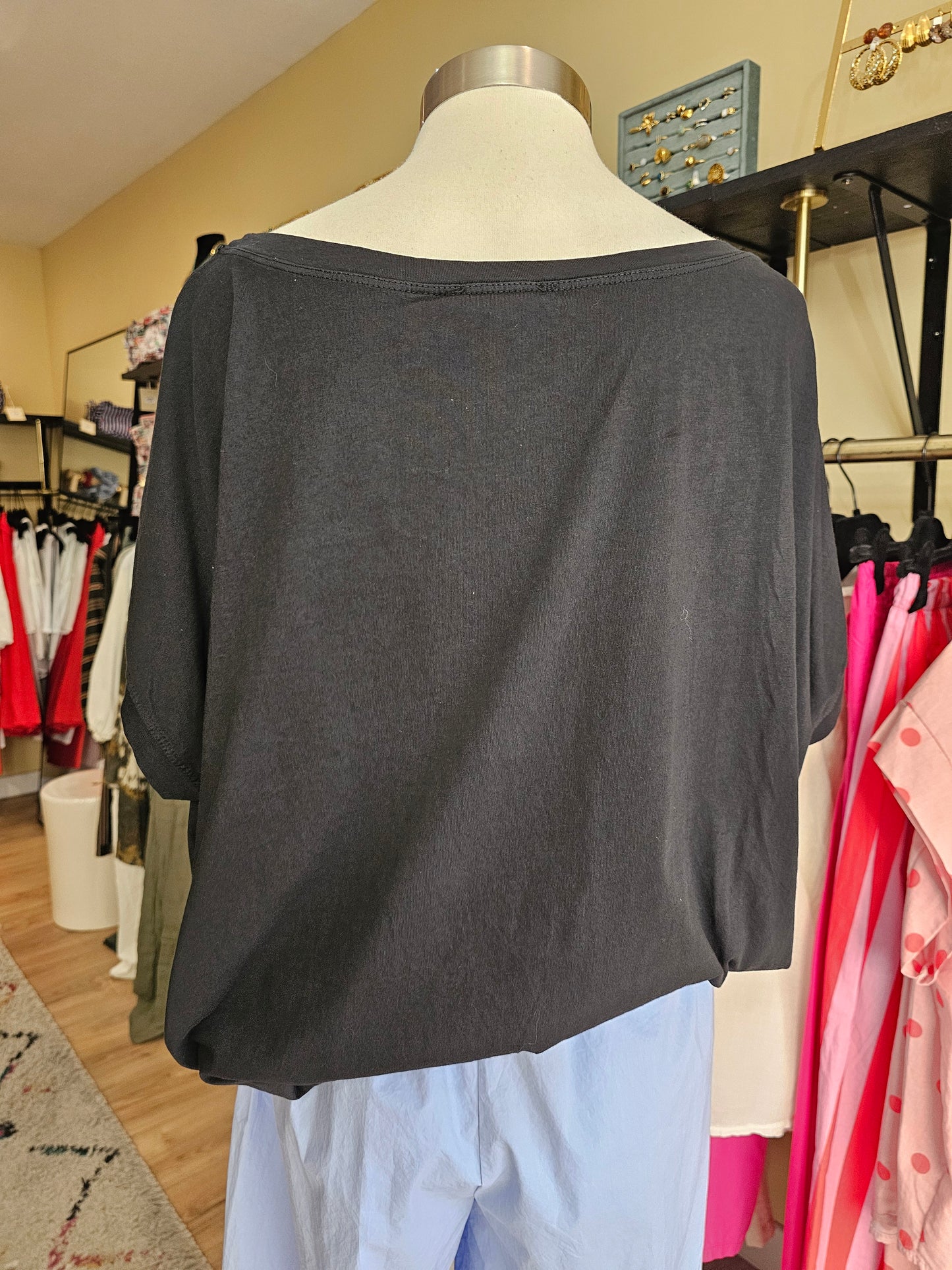 Tshirt biba noir Johanna Paris