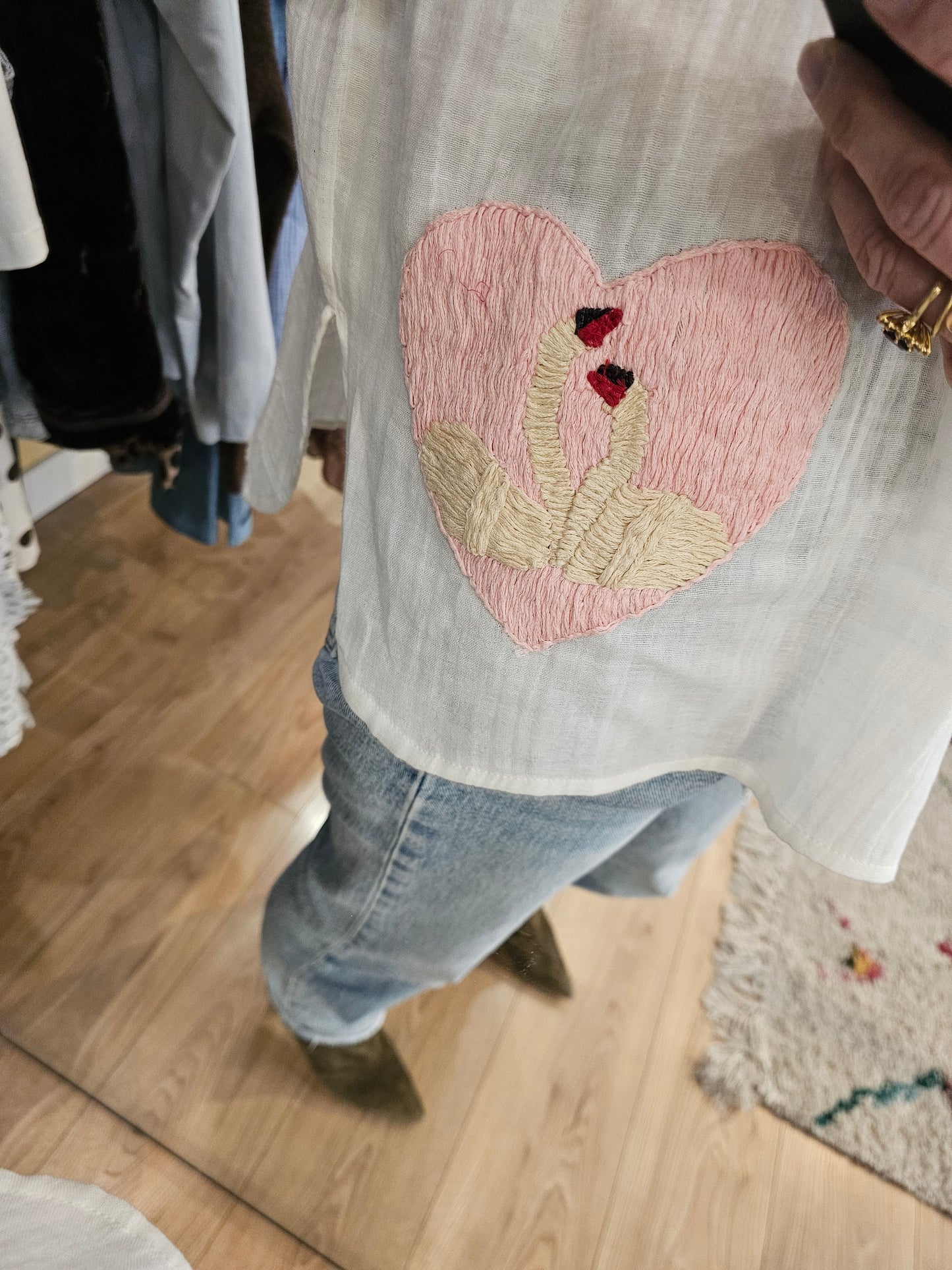 Chemise brodée The corner