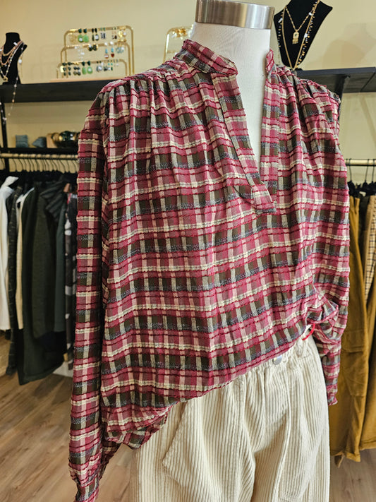 Blouse à carreaux Johanna Paris