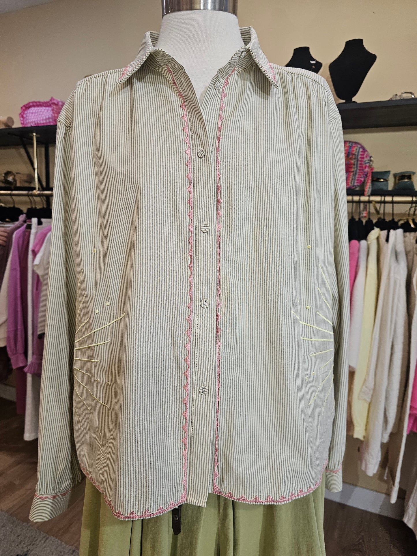 Chemise brodée Johanna Paris