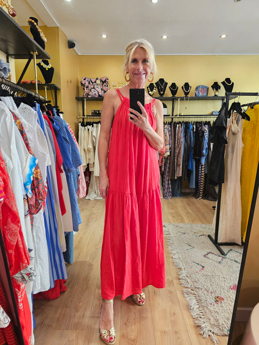 Robe rouge johanna paris