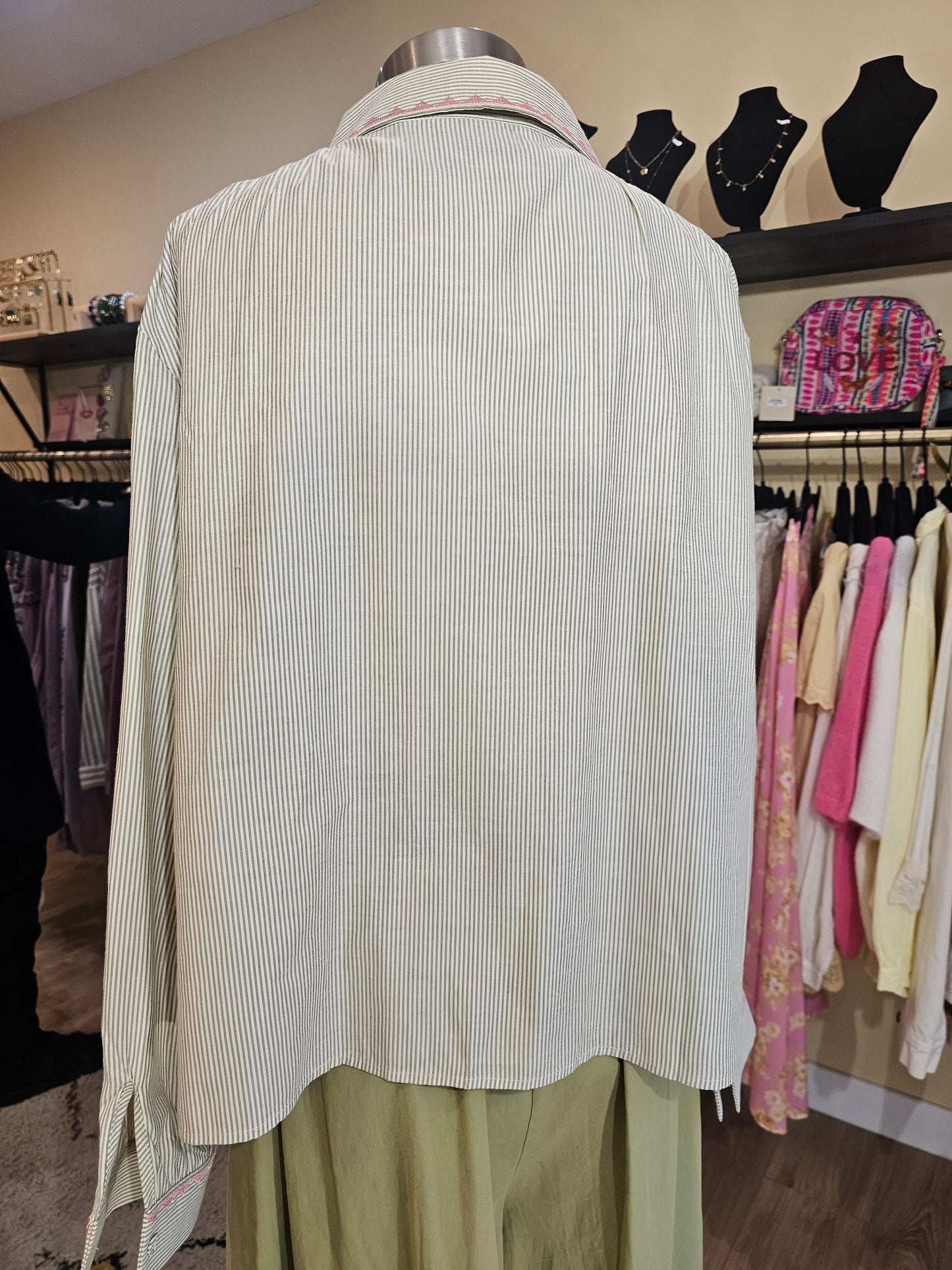 Chemise brodée Johanna Paris