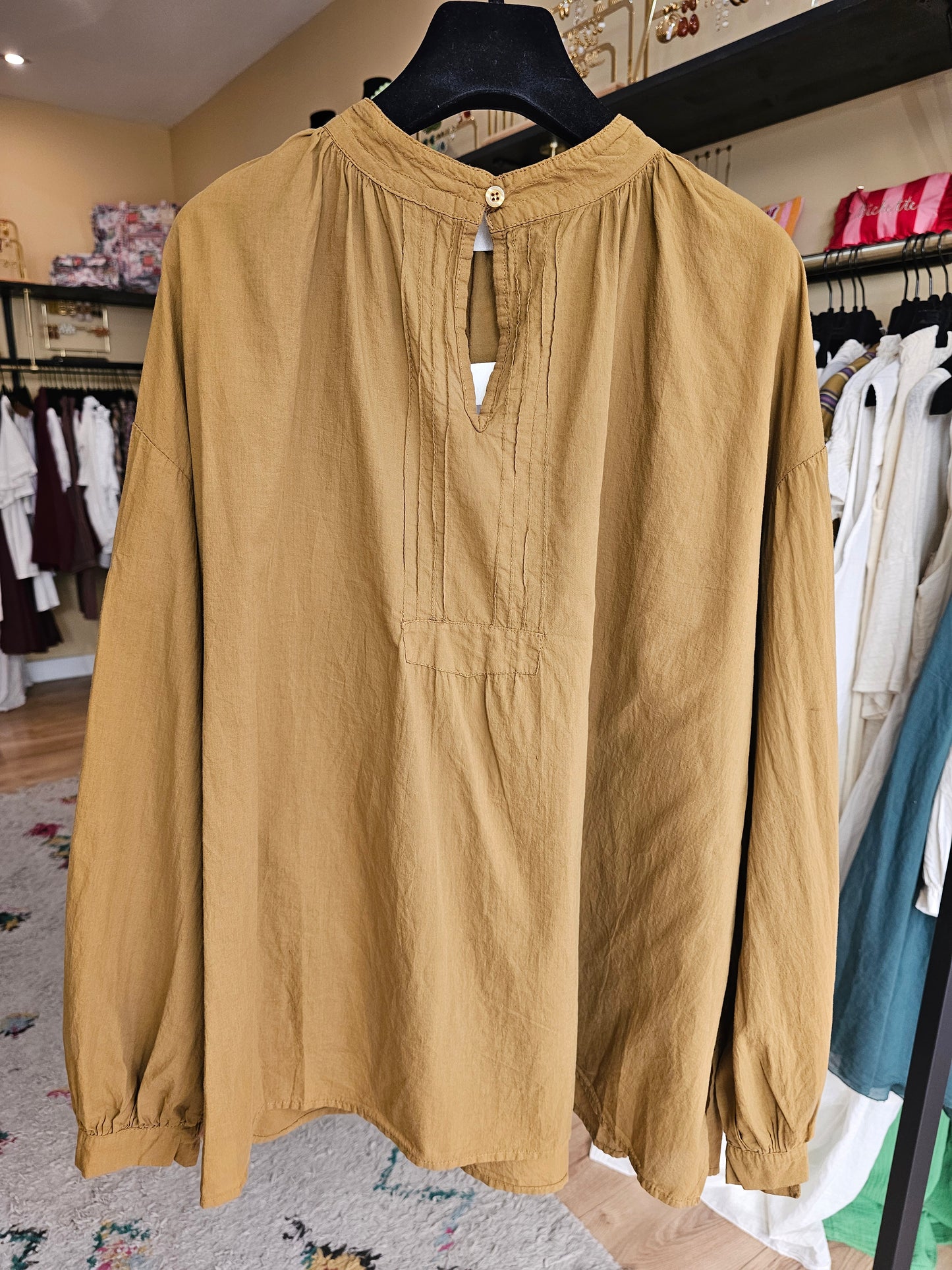 Blouse moutarde