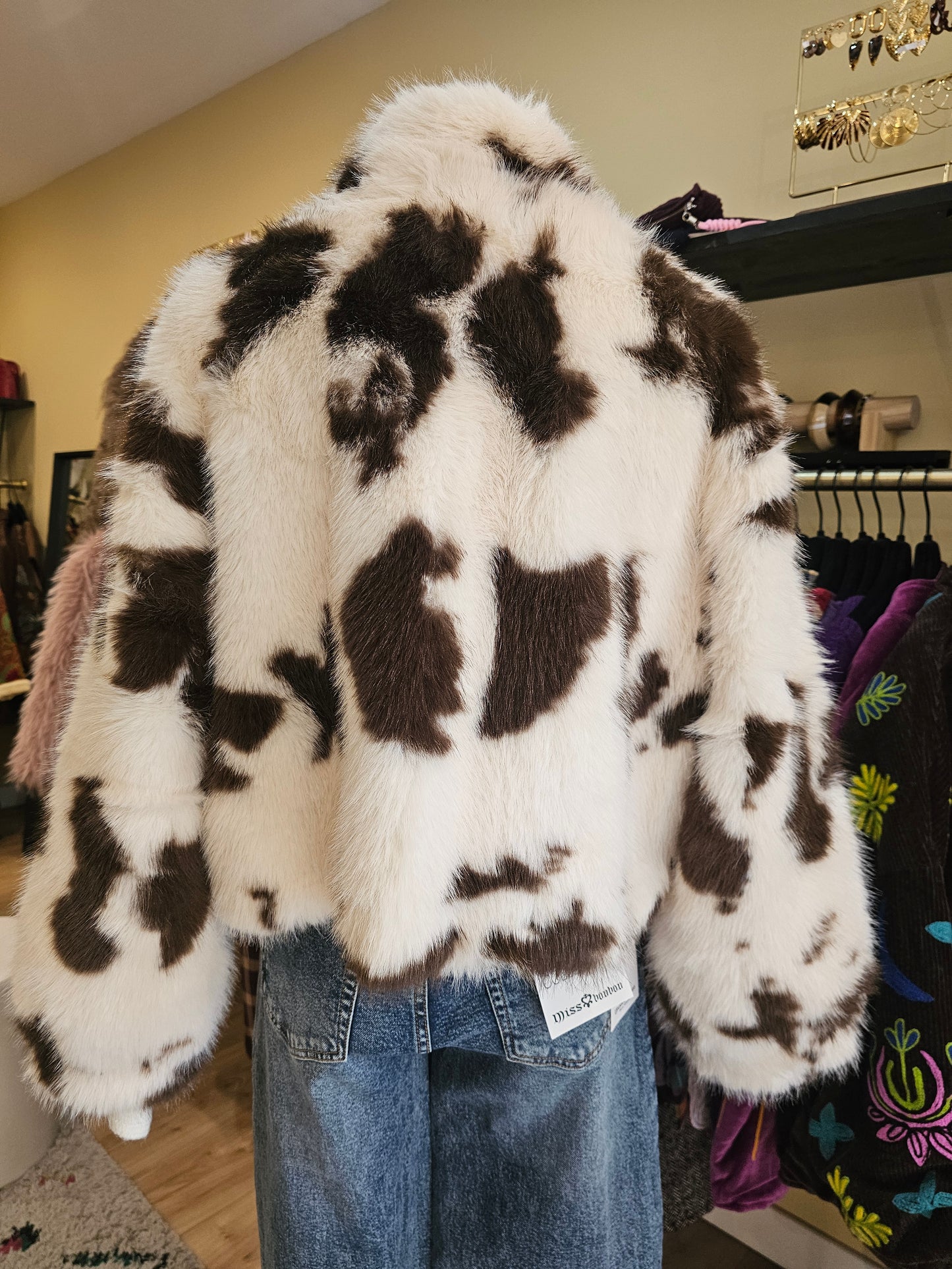 Blouson fausse fourrure