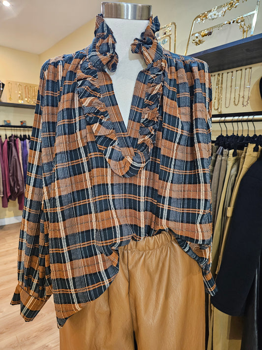 Blouse à carreaux Johanna Paris