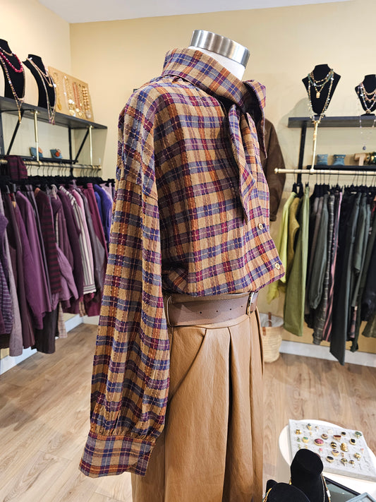 Chemise à carreaux johanna Paris