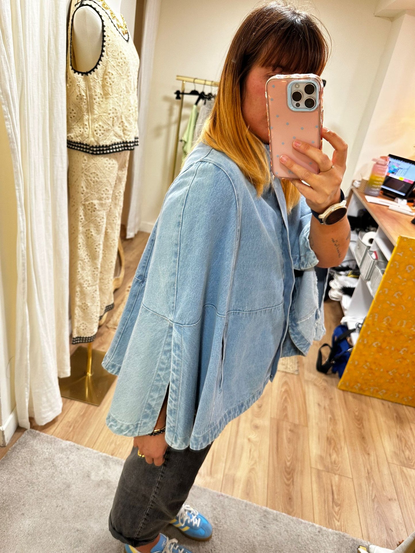 Cape en jeans Johanna Paris