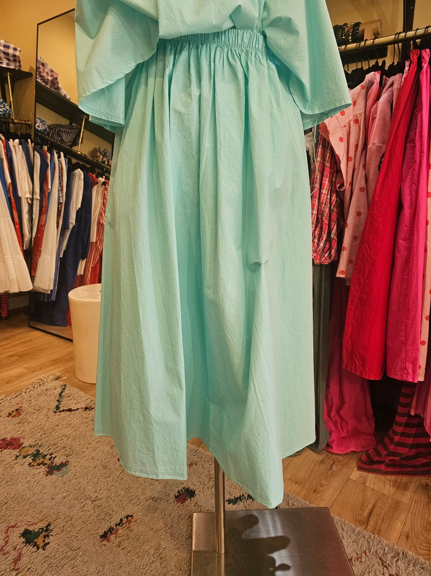 Jupe turquoise
