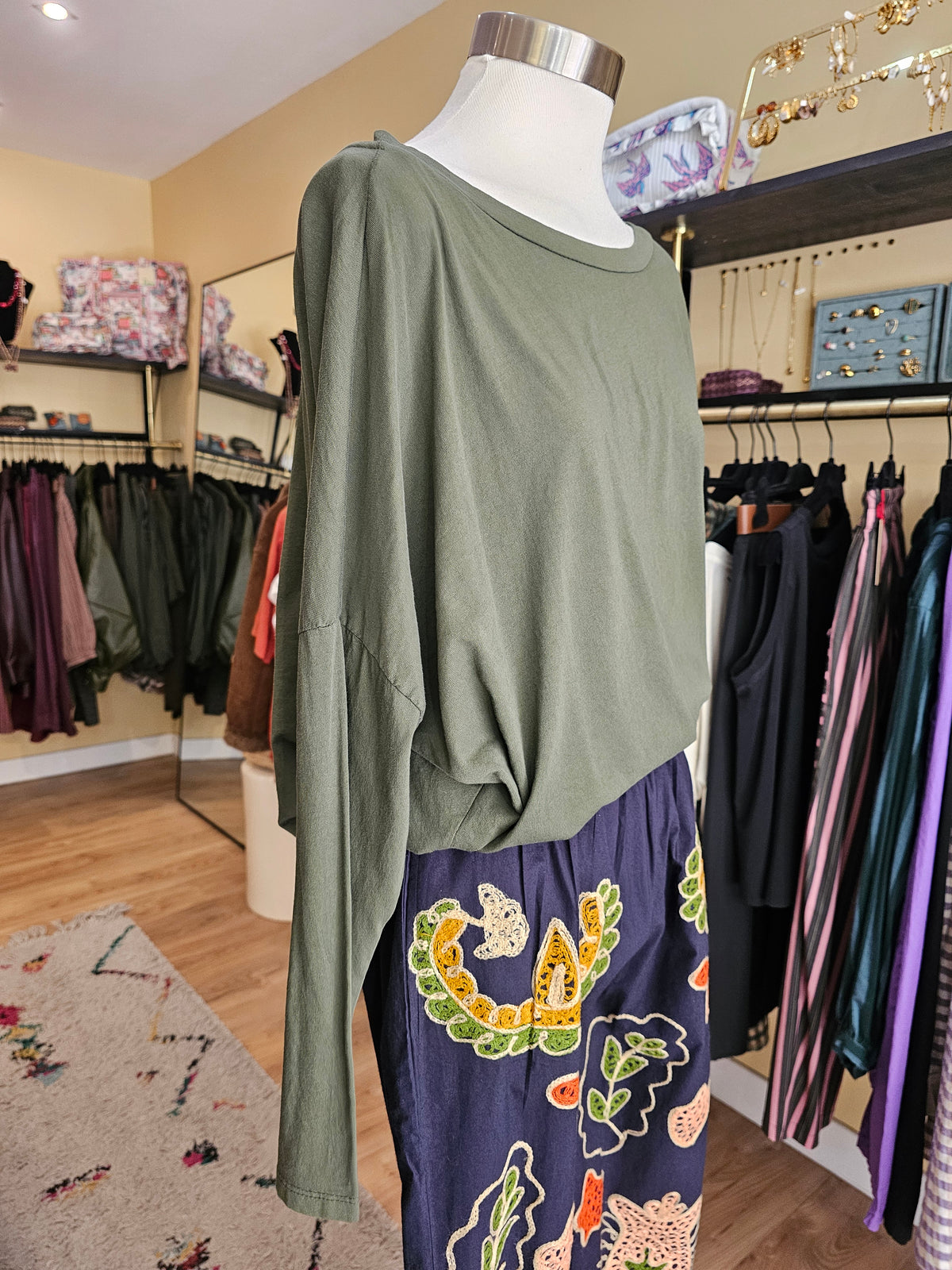 Tshirt biba kaki Johanna paris