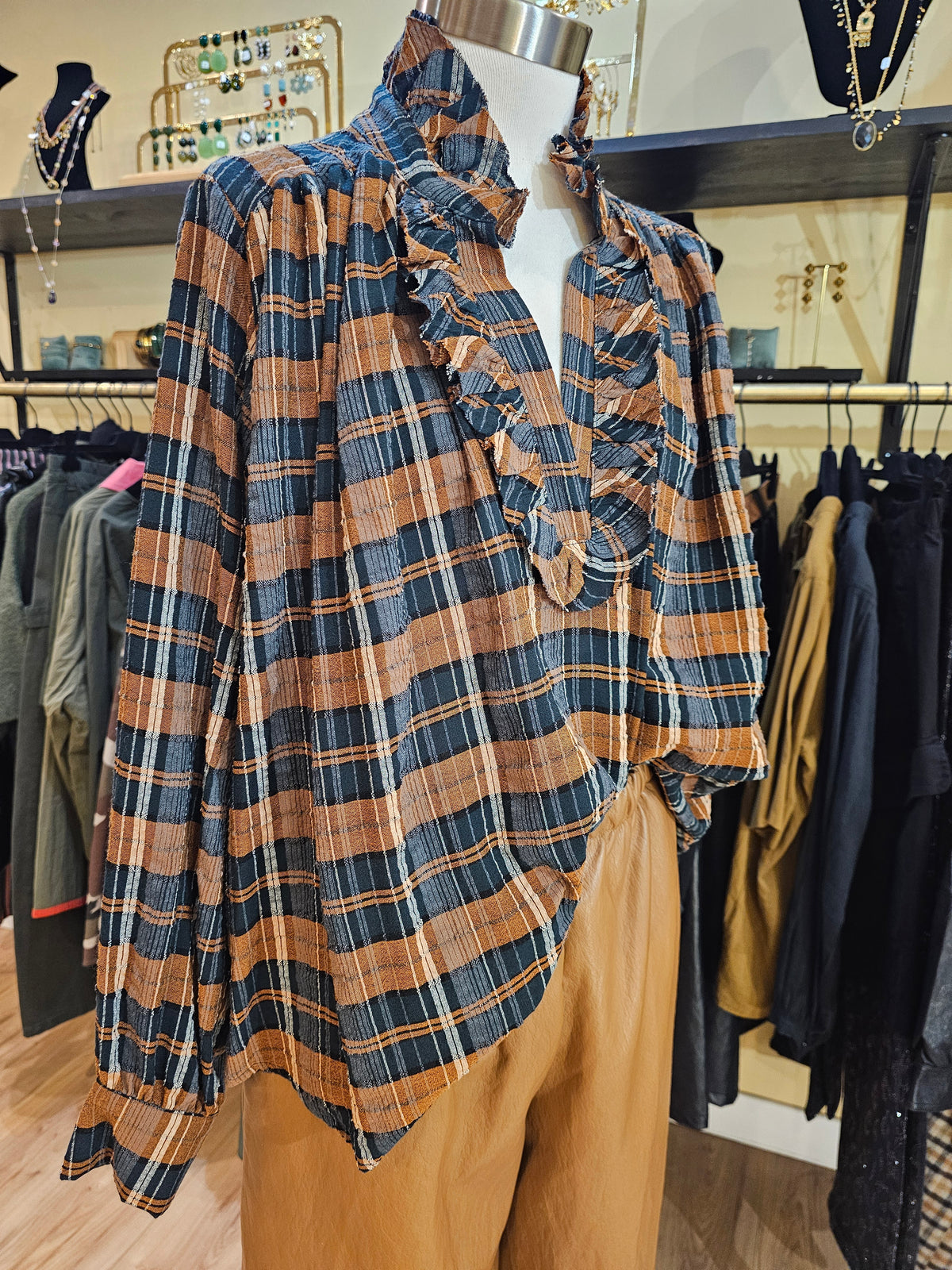 Blouse à carreaux Johanna Paris