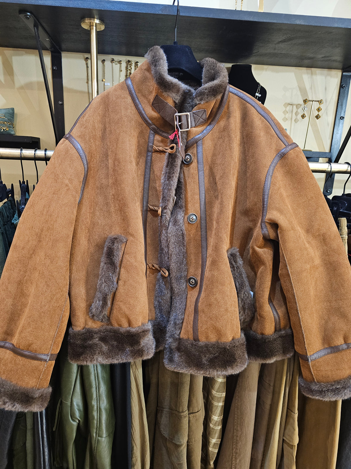 Blouson effet peau lainée Johanna Paris