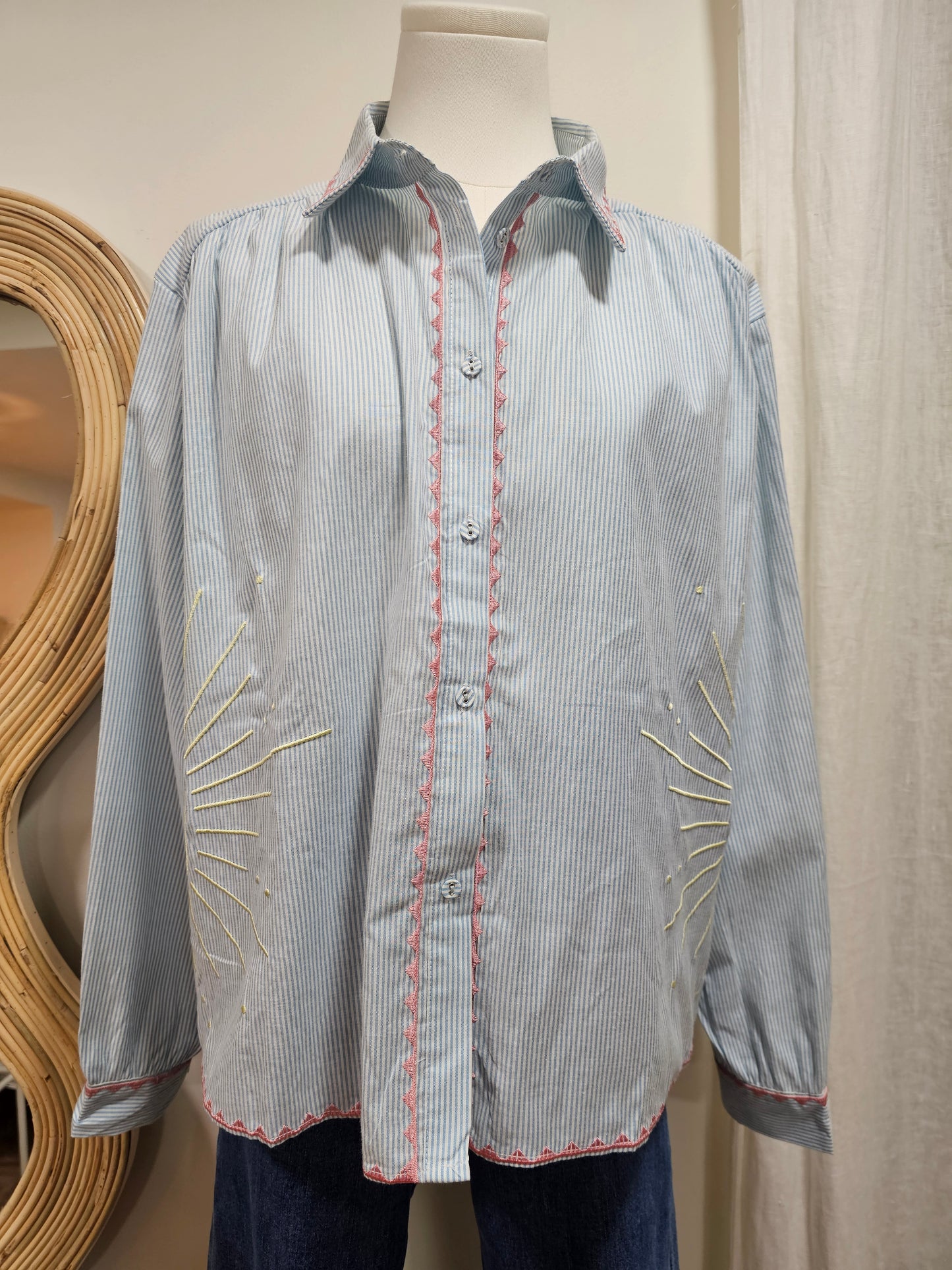 Chemise brodée Johanna Paris