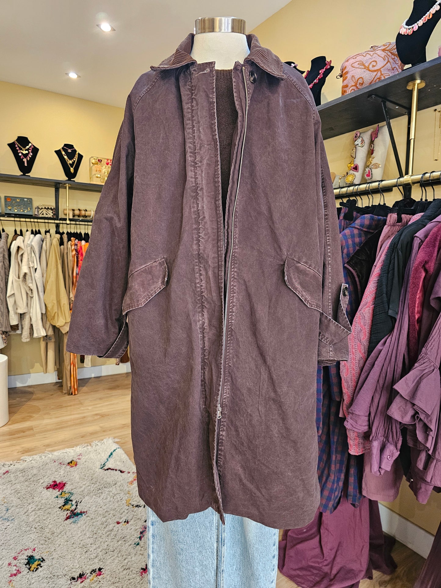 Manteau col velours Johanna Paris