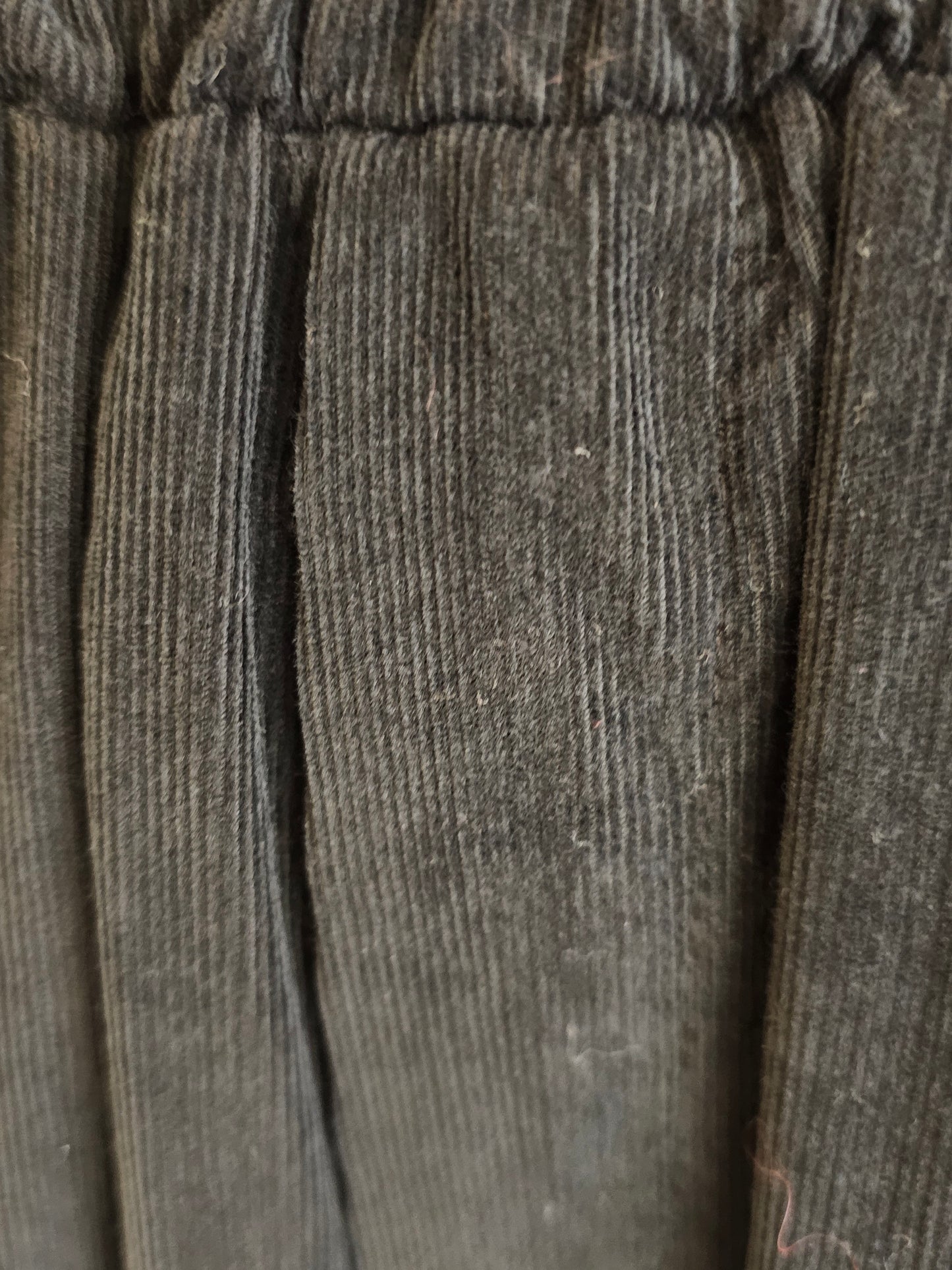 Pantalon large en velours noir Johanna Paris