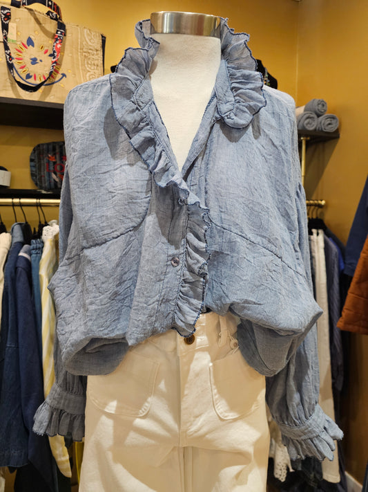 Chemise bleu Johanna Paris