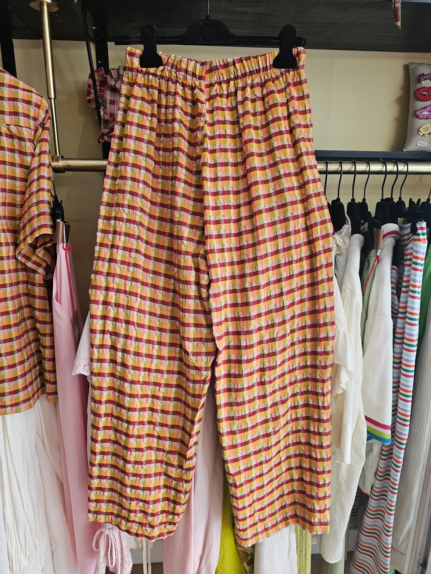 Pantalon à carreaux Johanna Paris