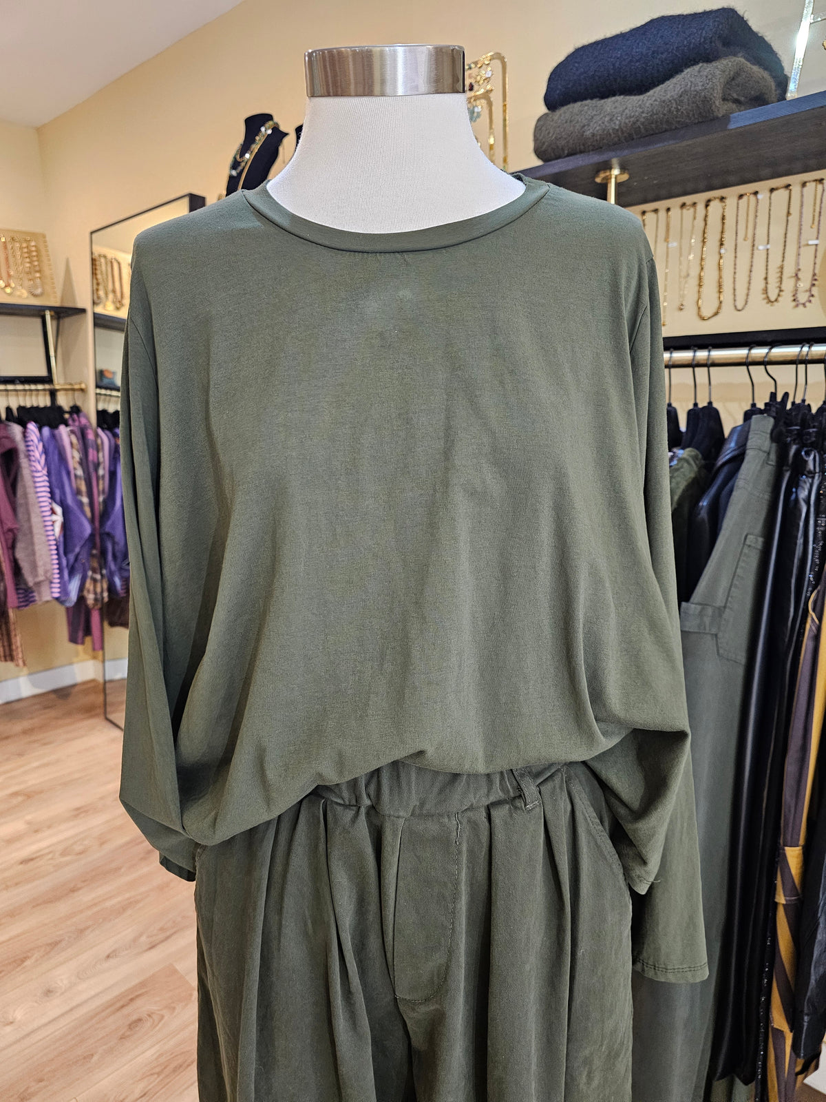 Tshirt kaki Johanna Paris