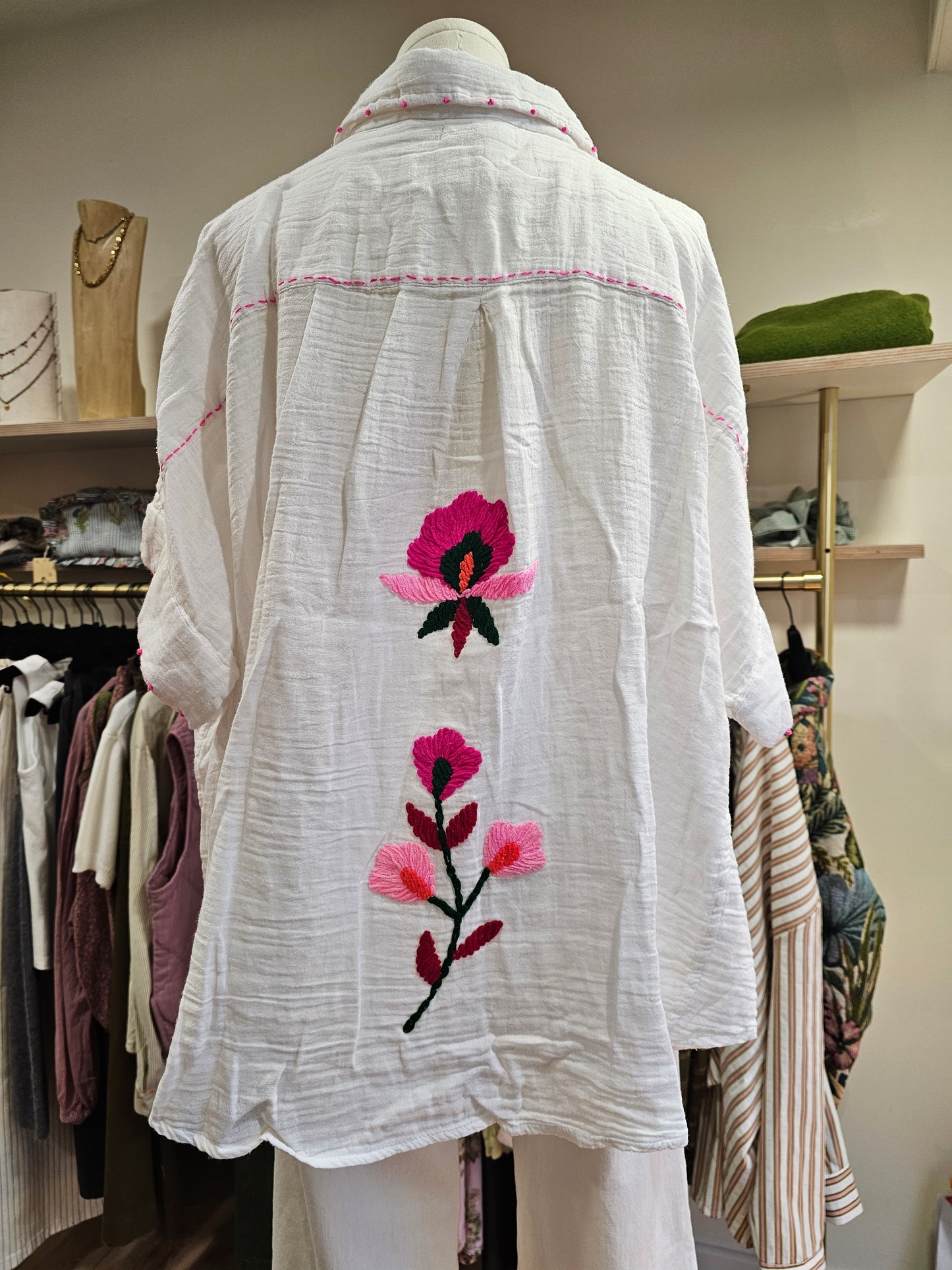 Chemise brodée The corner