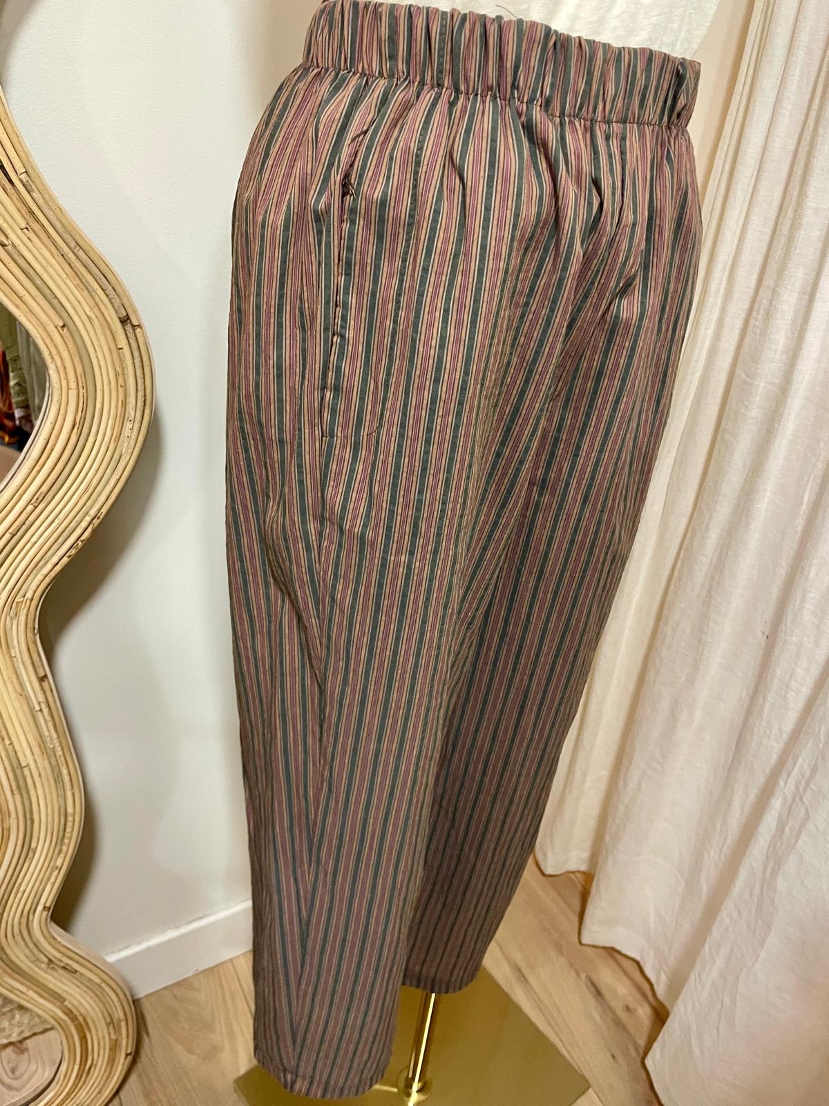 Pantalon rayé Johanna Paris