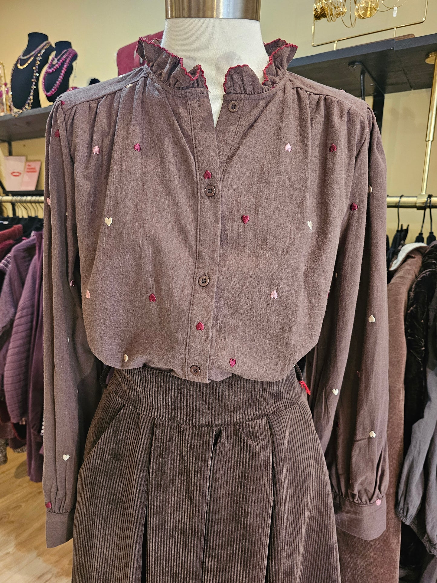 Chemise coeur Johanna Paris