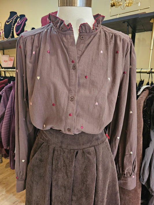 Chemise coeur Johanna Paris