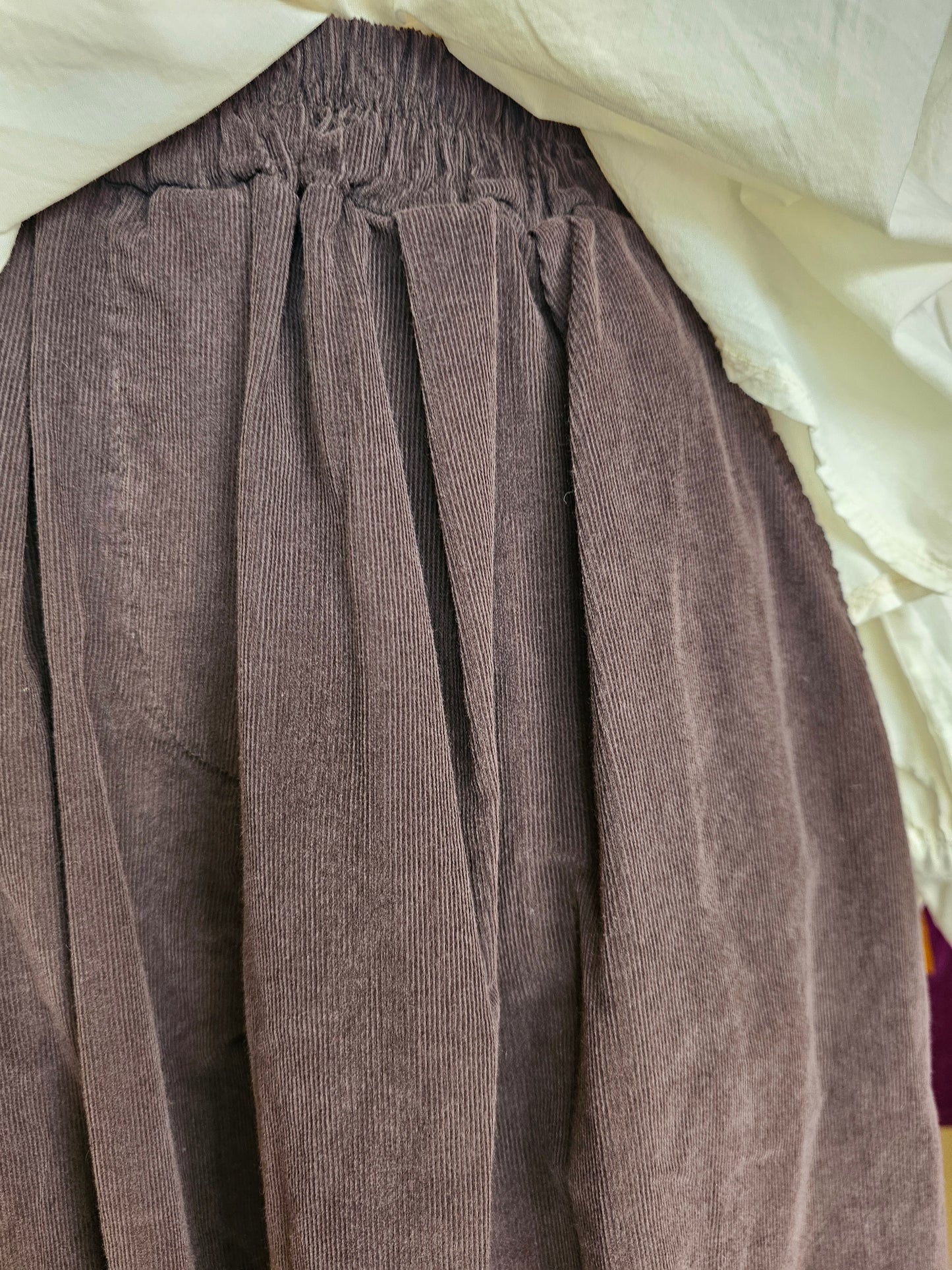 Pantalon large en velours Johanna Paris