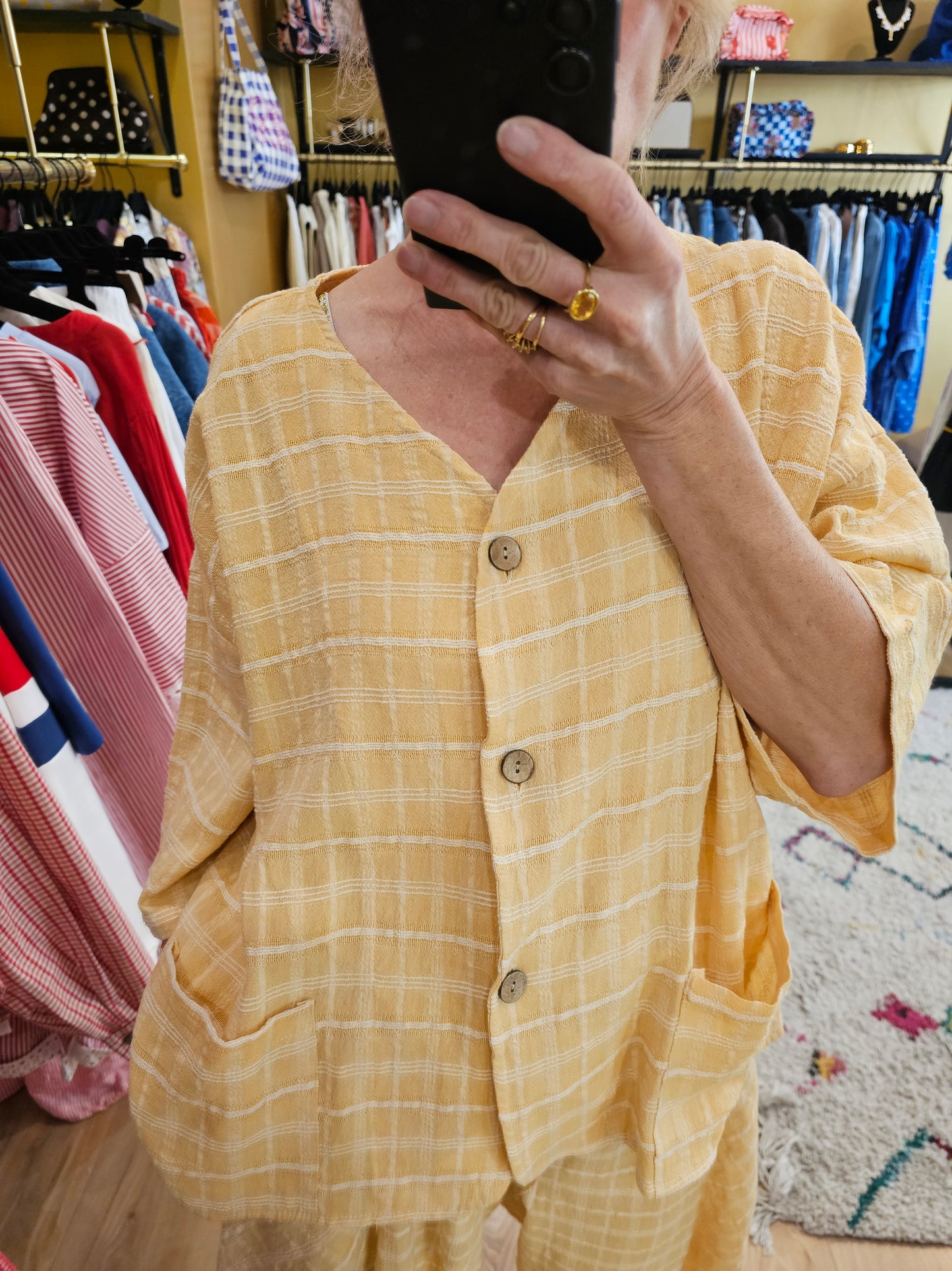 Top jaune Johanna Paris