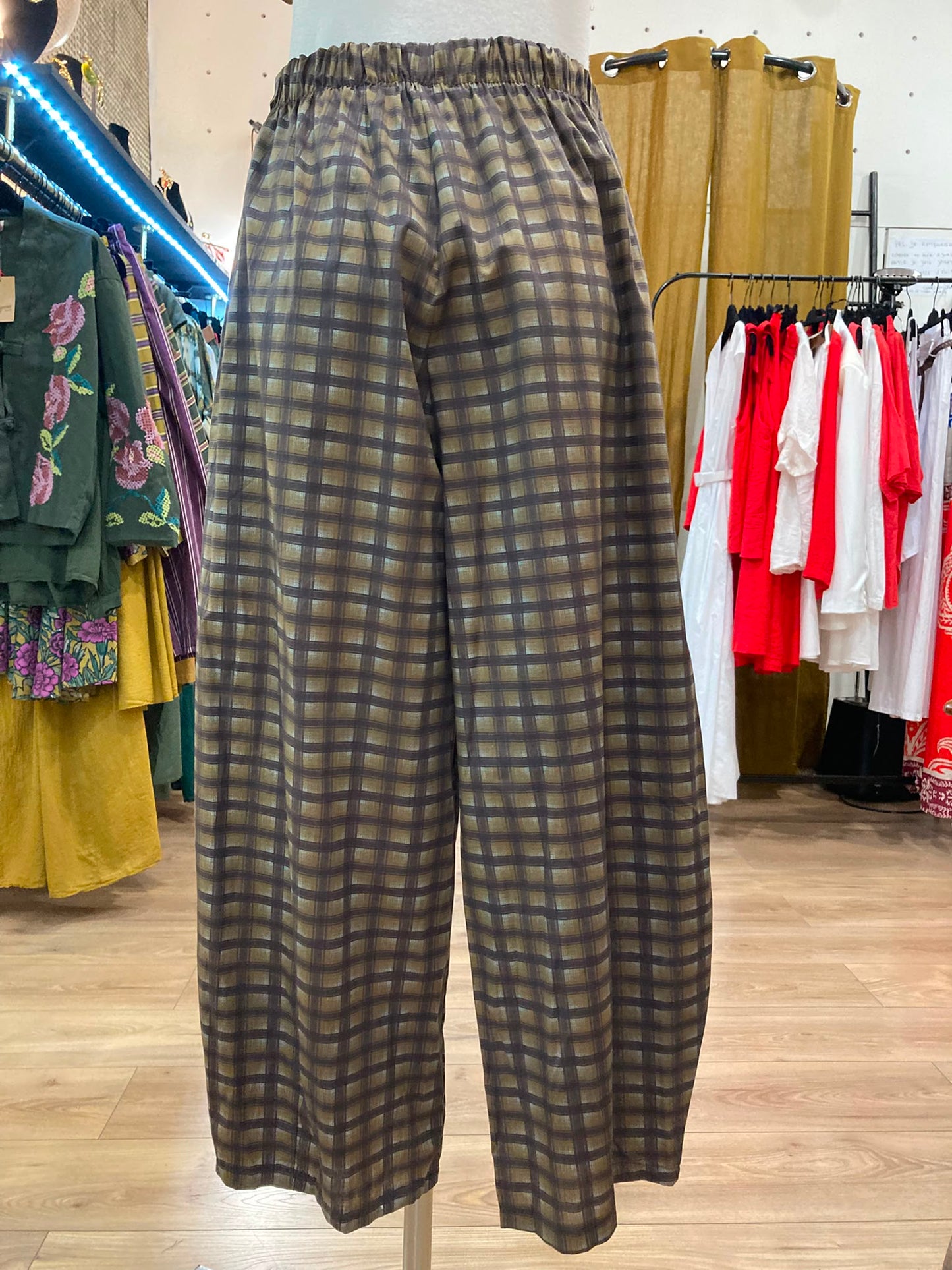 Pantalon a carreaux Johanna Paris