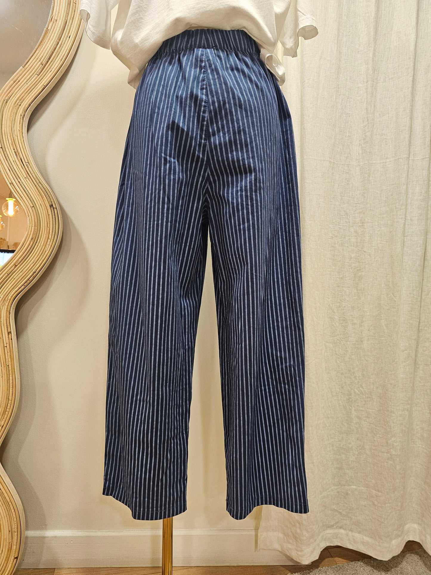 Pantalon magique rayé Johanna Paris