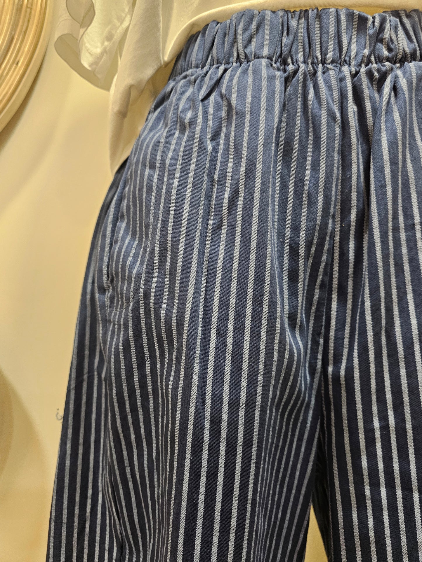 Pantalon magique rayé Johanna Paris