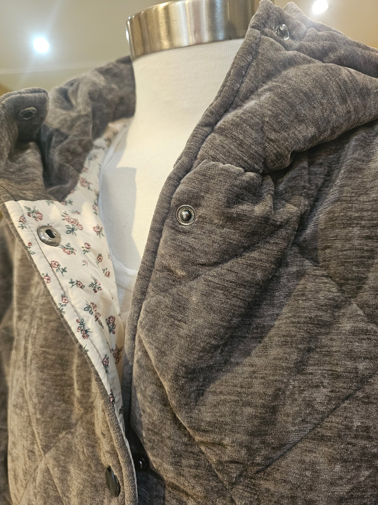 Poncho large en velours